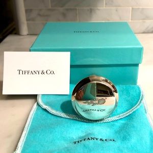 NEVER USED! Authentic Tiffany Sterling Silver Wine Stopper With US Open Logo